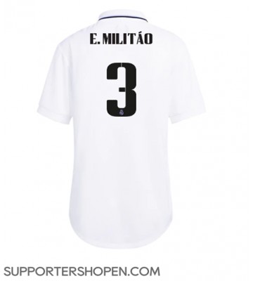Real Madrid Eder Militao #3 Hemma Matchtröja Dam 2022-23 Kortärmad